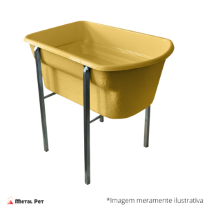 Banheira Pet Premium G AMARELA