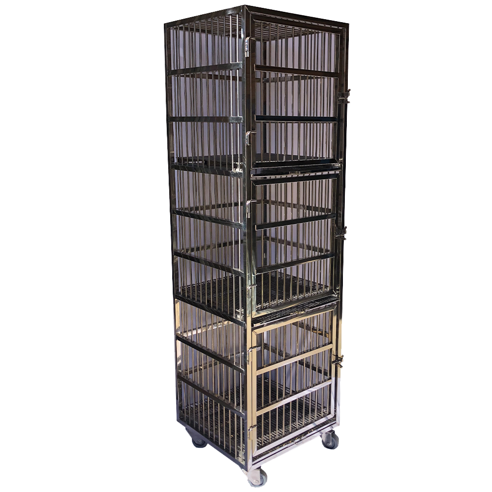 Canil INOX 3 Lug Ar - Imagem 2