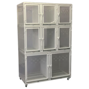 Canil Luxo 8 Lugares Acrilico