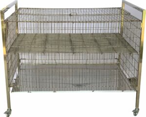 Berço Pet 90 x 120 cm INOX